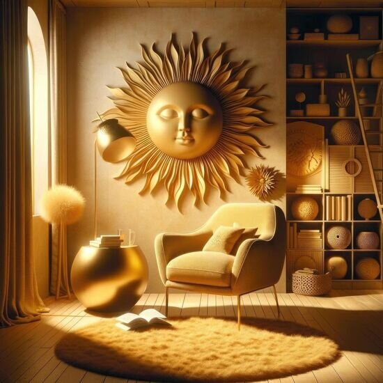  خانه ای با تم خورشید