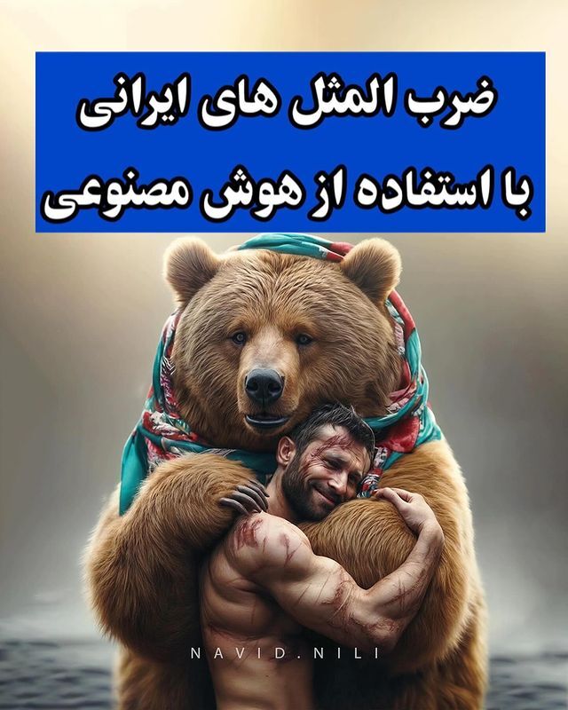(تصاویر) طراحی ضرب المثل های ایرانی توسط هوش مصنوعی / ببین چندتاشو تونستی حدس بزنی!