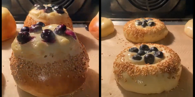 (فیلم) داخل فِر های پُخت نان و شیرینی چه خبر است؟ / تغییر قبل و بعد فقط این!