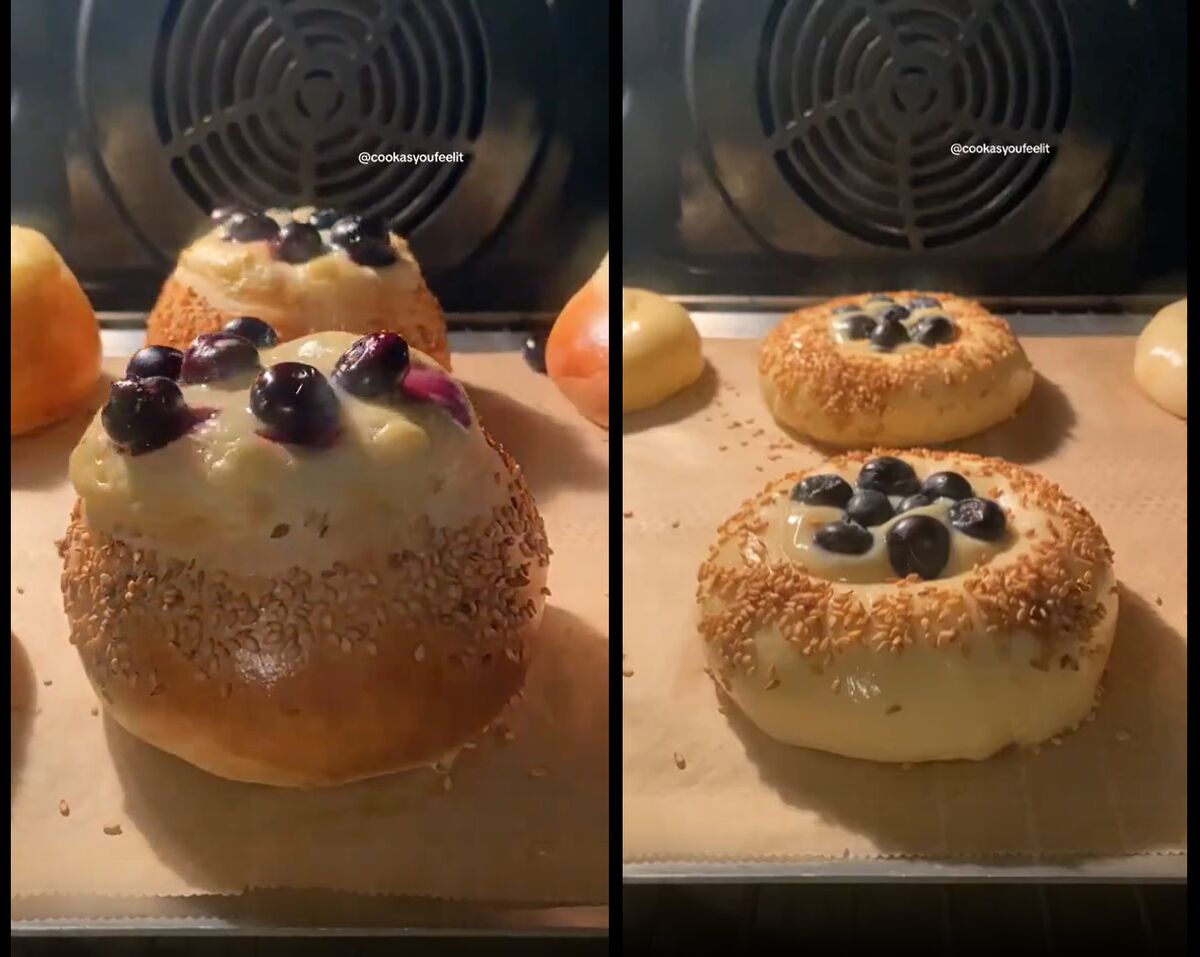 (فیلم) داخل فِر های پُخت نان و شیرینی چه خبر است؟ / تغییر قبل و بعد فقط این!
