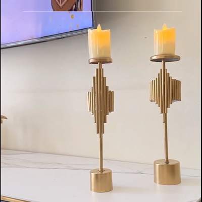 (ویدئو) ساخت ساده جا شمعی لوکس فقط با چند تا نی و در بطری