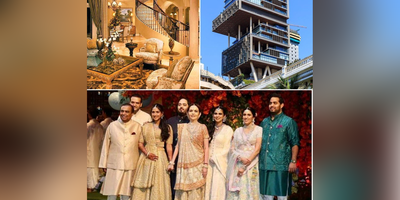 (تصاویر) شگفت انگیزترین خانه 27 طبقه جهان با امکانات فوق لوکس در هند/ اگه بدونین چه امکانات عجیبی داره شاخ درمیارین!