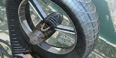 (تصاویر) ساخت بلندترین و مدرن ترین هتل دنیا در دبی / هتله یا ایستگاه فضایی؟!!
