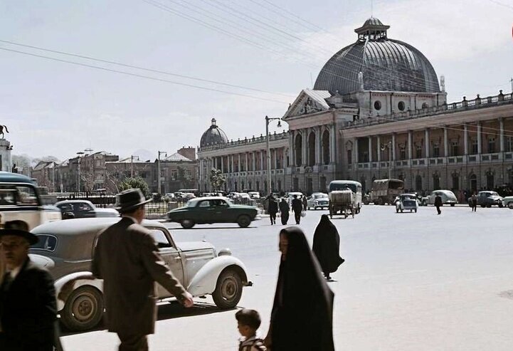 عکس قدیمی میدان توپخانه