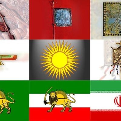 پرچم ایران در طول تاریخ چندین بار تغییر کرده است؟/ ویدیو دیدنی و جالب از پرچم های ایران از اولین امپراطوری کوروش کبیر تاکنون!