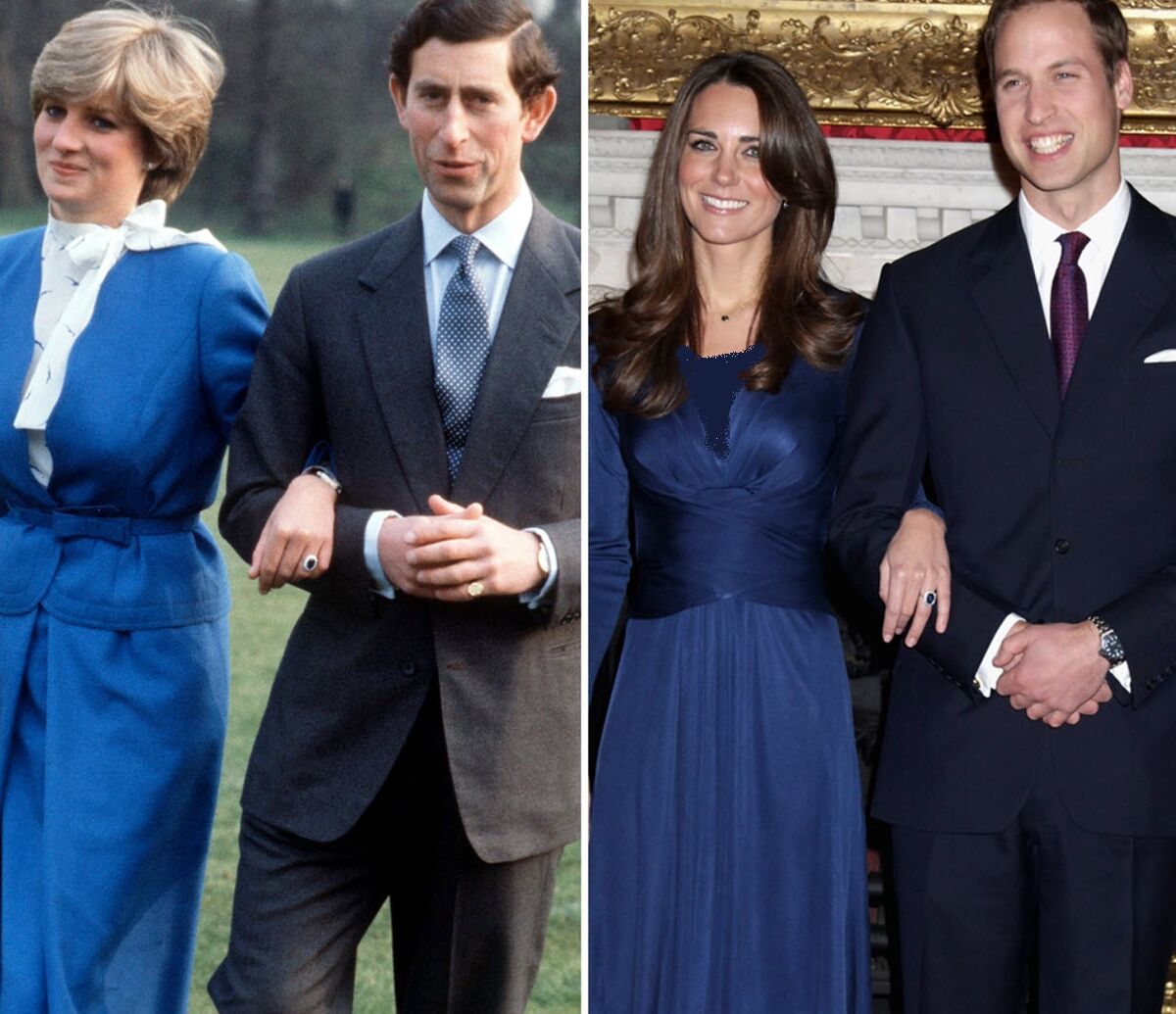 (تصاویر)خیره کننده ترین جواهر پرنسس دایانا، عروس سابق خاندان سلطنتی انگلستان در دستان کیت میدلتون، همسر شاهزاده ویلیام