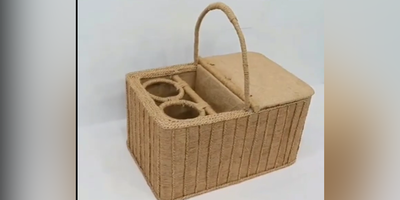 (ویدئو) ایده بازیافتی/ با جعبه میوه سبد پیکنیک کنفی جذاب بساز!